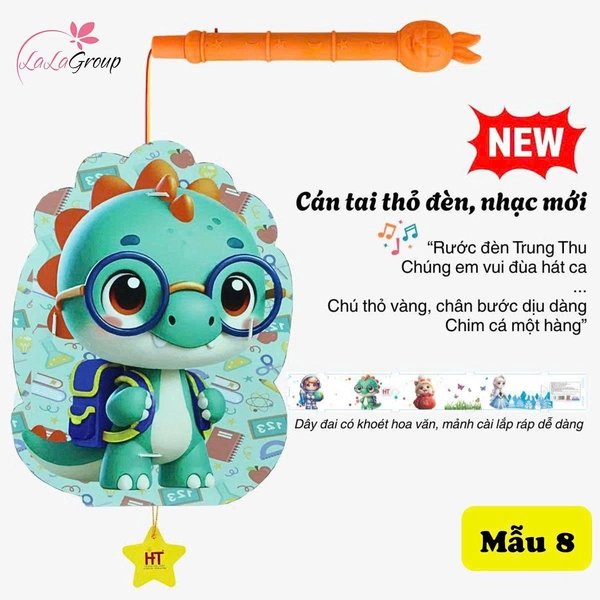 Lồng đèn trung thu kèm nhạc vui nhộn, nhiều mẫu đáng yêu cho bé