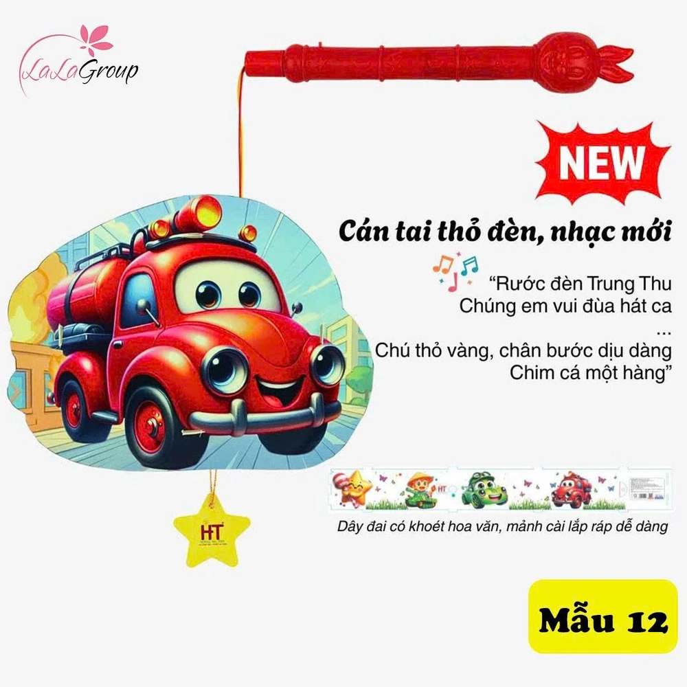 Lồng đèn trung thu kèm nhạc vui nhộn, nhiều mẫu đáng yêu cho bé