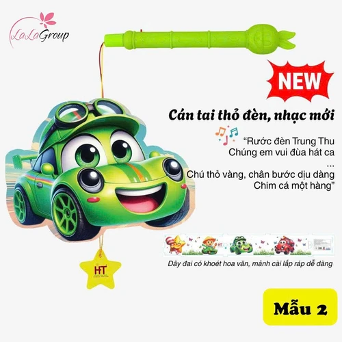 Lồng đèn trung thu kèm nhạc vui nhộn, nhiều mẫu đáng yêu cho bé