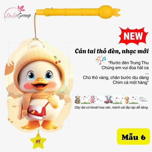 Lồng đèn trung thu kèm nhạc vui nhộn, nhiều mẫu đáng yêu cho bé