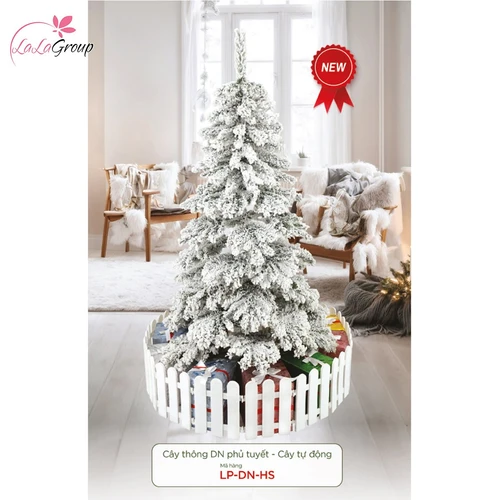 Cây thông DN phủ tuyết - Cây tự động
