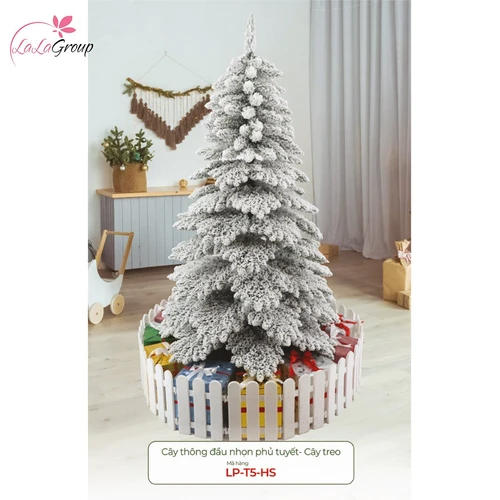 Cây thông đầu nhọn phủ tuyết - Cây treo
