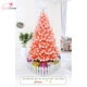 Cây Thông Đầu Tròn Màu Cam Phủ Tuyết - Cây Tự Động