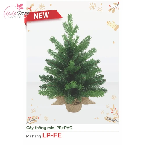 Cây thông noel mini PE PVC