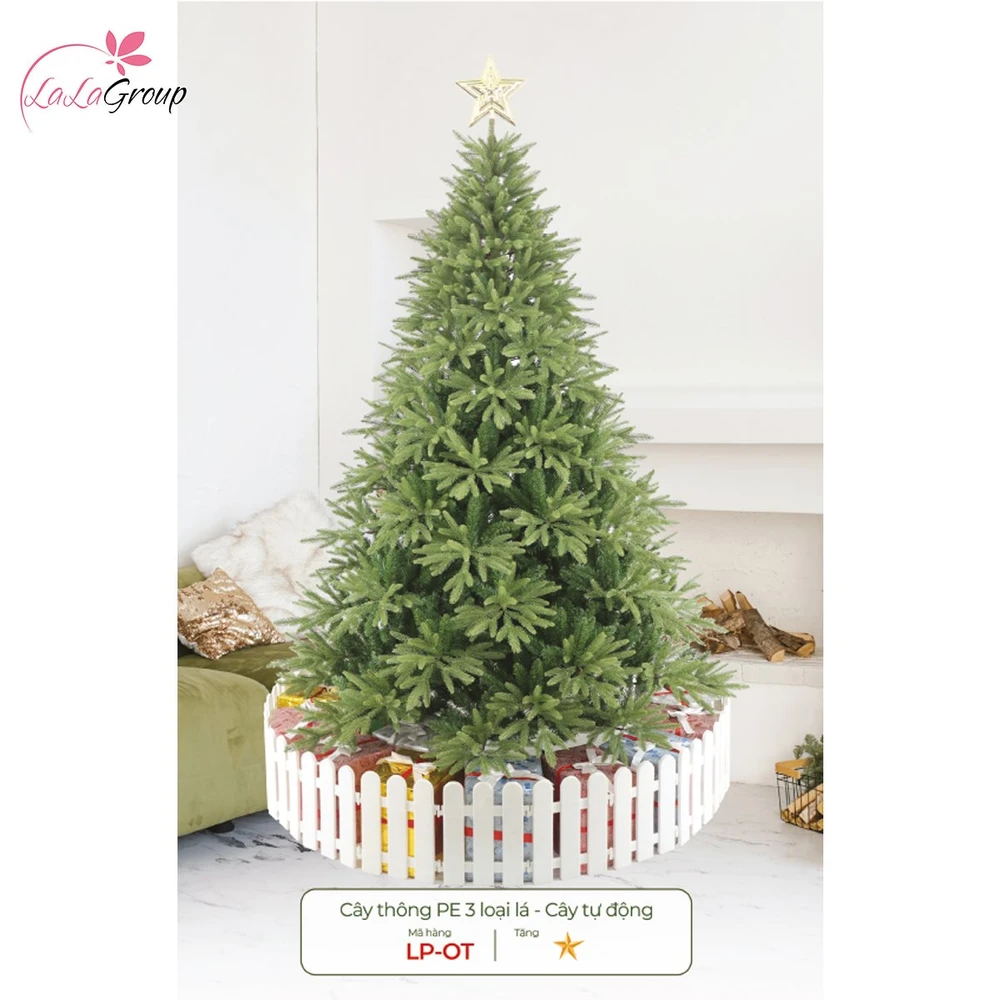 Cây Thông PE 3 Loại Lá- Cây tự động (LP-OT)