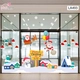 Combo Decal Trang Trí Noel Người Tuyết Và Những Ông Già Noel Vui Nhộn