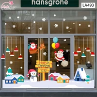 Combo Decal Trang Trí Noel Người Tuyết Và Những Ông Già Noel Vui Nhộn