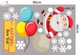 Combo Decal Trang Trí Noel Người Tuyết Và Những Ông Già Noel Vui Nhộn