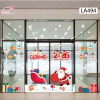 Combo Decal Trang Trí Noel Ông Già Noel Và Những Phần Quà Xinh Xắn