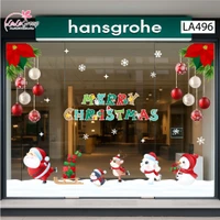 Combo Decal Trang Trí Noel Ông Già Noel Và Những Người Bạn Vui Đón Giáng Sinh