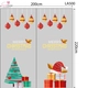 Combo Decal Trang Trí Noel Cây Thông Xanh Và Những Phần Quà Lung Linh