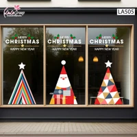 Combo Decal Trang Trí Noel Những Cây Thông Sắc Màu Xinh Xắn