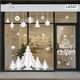 Combo Decal Trang Trí Noel Cây Thông Tuyết Và Những Quả Châu Pha Lê Xinh Xắn