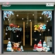 Combo Decal Trang Trí Noel Người Tuyết Và Tuần Lộc Cùng Những Phần Quà Xinh Xắn