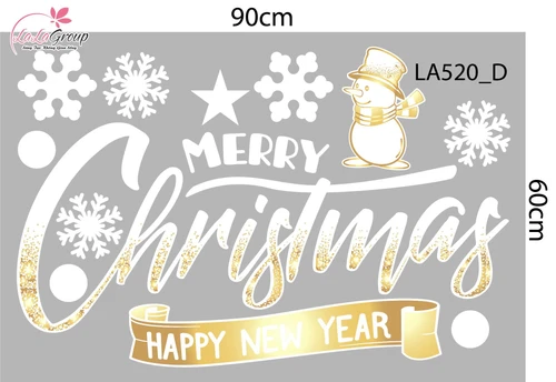 Combo Decal Trang Trí Noel Những Cây Thông Và Đàn Tuần Lộc