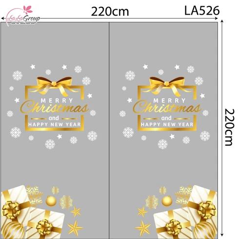 Combo Decal Trang Trí Noel Merry Christmas Và Những Hộp Quà Lấp Lánh
