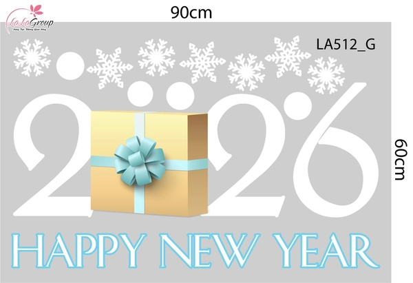 Combo Decal Trang Trí Noel Cây Thông Xanh Và Những Bông Tuyết Trắng