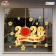 Decal trang trí tết happy new year 2026