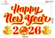 Decal Trang Trí Tết Happy New Year 2026 Tài Lộc