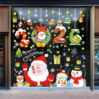 Combo 2 Tấm Decal Trang Trí Ông Già Noel Vui Đón Giáng Sinh 2026