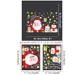 Decal Tĩnh Điện 2 Mặt Trang Trí Noel Ông Già Noel Và Những Người Bạn Chúc Mừng Giáng Sinh