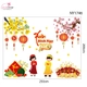 Combo Decal Trang Trí Tết Bé Chúc Xuân Bính Ngọ 2026
