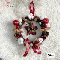 Vòng Nguyệt Quế 30cm Và Ngôi Sao May Mắn Kèm Đèn Led