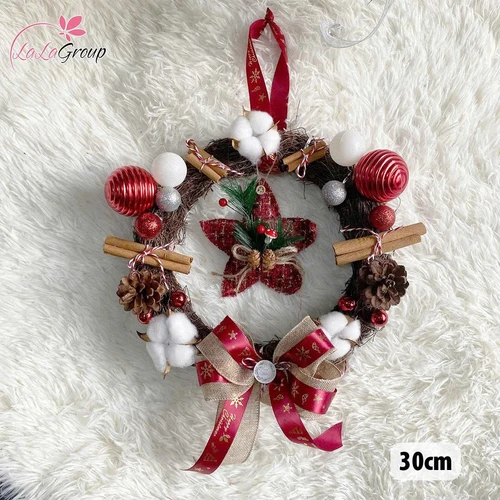 Vòng Nguyệt Quế 30cm Và Ngôi Sao May Mắn Kèm Đèn Led