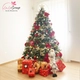 Cây Thông Noel PE 3 Loại Lá 2m4 Full Phụ Kiện Đỏ Nhung Cao Cấp