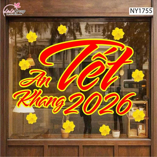 Decal Trang Trí Tết An Khang 2026