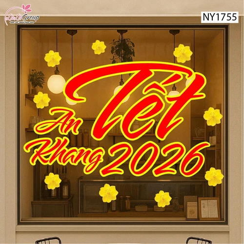 Decal Trang Trí Tết An Khang 2026