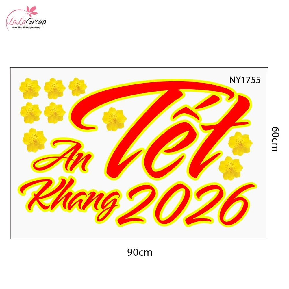 Decal Trang Trí Tết An Khang 2026