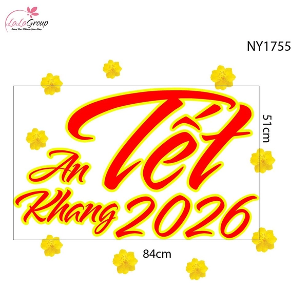 Decal Trang Trí Tết An Khang 2026