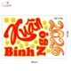 Decal Trang Trí Tết Xuân Bính Ngọ 2026 Vạn Điều Như Ý