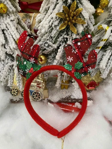 Băng đô noel tuần lộc đỏ nhiều mẫu phụ kiện giáng sinh