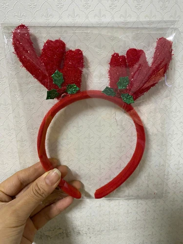 Băng đô noel tuần lộc đỏ nhiều mẫu phụ kiện giáng sinh