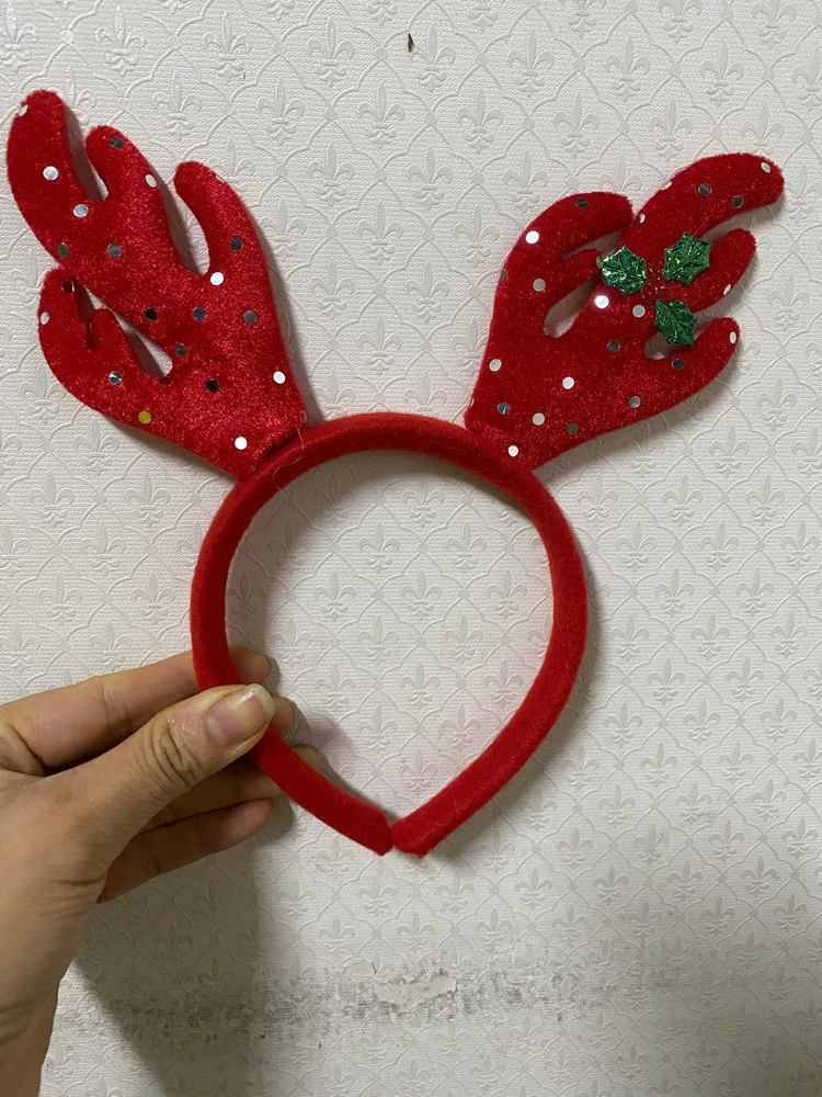 Băng đô noel tuần lộc đỏ nhiều mẫu phụ kiện giáng sinh