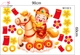 Decal Trang Trí Tết Thần Tài Chiêu Tài Đón Lộc