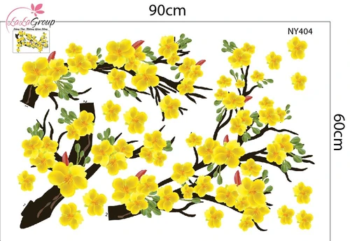 Combo Decal Trang Trí Tết Song Mã Vượng Tài Đón Xuân Bính Ngọ 2026
