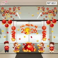Combo Decal Trang Trí Tết Chúc Mừng Năm Mới Bính Ngọ Tài Lộc