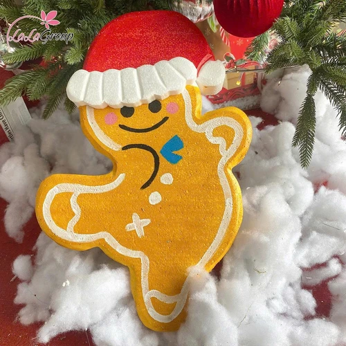 Em Bé Bánh Gừng Bằng Xốp Dễ Thương Trang Trí Noel