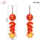 Decal Trang Trí Tết Dây Pháo Đỏ Tài Lộc Phú Quý