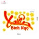 Combo Decal Trang Trí Tết Xuân Bính Ngọ An Khang Thịnh Vượng 2026