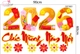Combo Decal Trang Trí Tết Tuấn Mã Rước Lộc Xuân