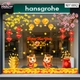 Combo Decal Trang Trí Tết Happy New Year Bính Ngọ 2026