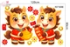 Combo Decal Trang Trí Tết Happy New Year Bính Ngọ 2026
