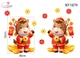 Decal Trang Trí Tết Tuấn Mã Đón Tài Lộc