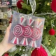 Hộp 3 kẹo đỏ trang trí noel đồ treo cây thông