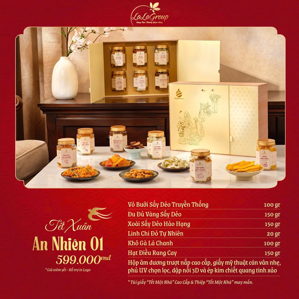 Hộp Quà Tết Xuân An Nhiên 01 (NL)