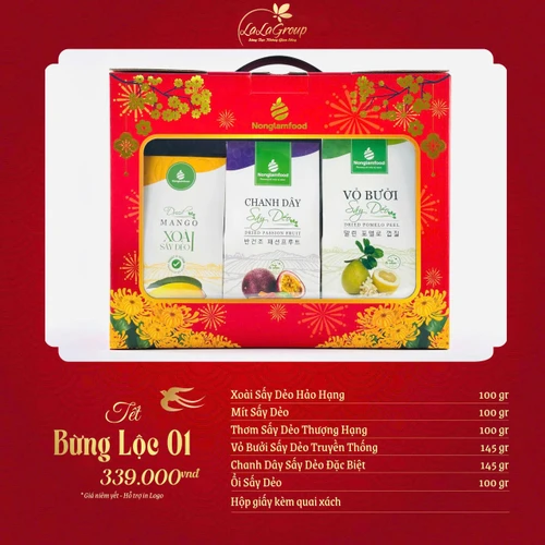 Hộp quà Tết Xuân Bừng Lộc 01 (NL)